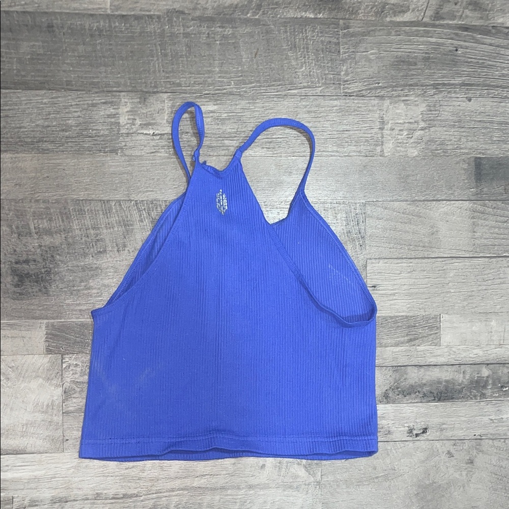 FP Halter Ribbed Bra Top